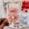 Kids Net Tassel Bow Pin Card