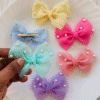 Medium Kids Pearl Bow Pin