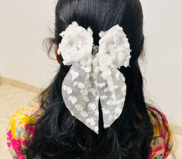 Big Size Soft Chiffon Bow Pins