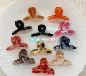 Premium Marble Print Hair Claw