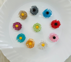 Mini Transparent Daisy Claw