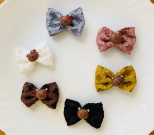 Kids Mini Teddy Bow Pin