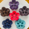 Big Matte Flower Hair Clip
