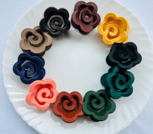 Medium Mat Clover Hair  Claw