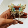 Metal Butterfly with Tassels