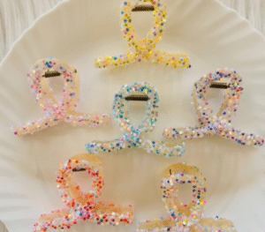 Medium - Sugar Coated Hair Claws
