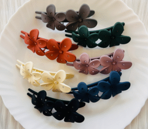 Flower Designed Hair Claw