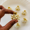 Pearl Medium Flower Hair Clips