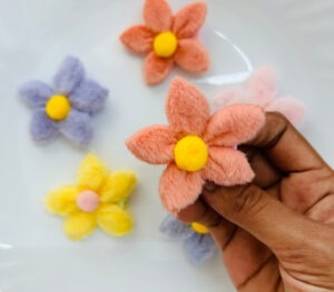 Kids Soft Flower Pin
