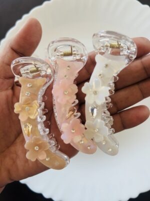 Medium Glitter Banana Clip