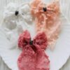 Big Size Soft Chiffon Bow Pins