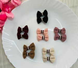 Kids Cute Mini Bow Pin