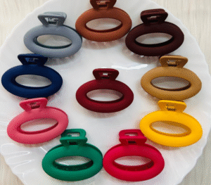 Matte Oval Claw Clips