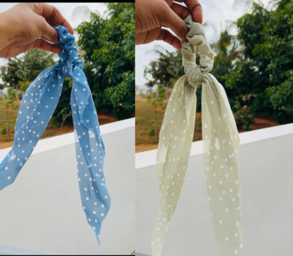 Long - Polka Dot Hair Ties