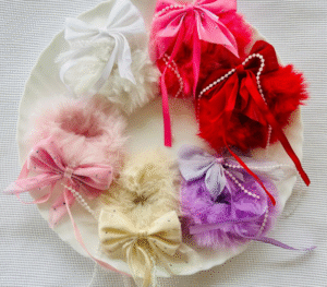 311 Fur Band with Bow Tassels