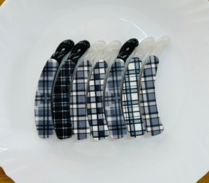 Big Size Black and White Hair Clip