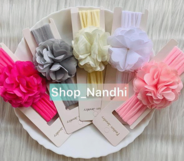 New Born Flower Head Band