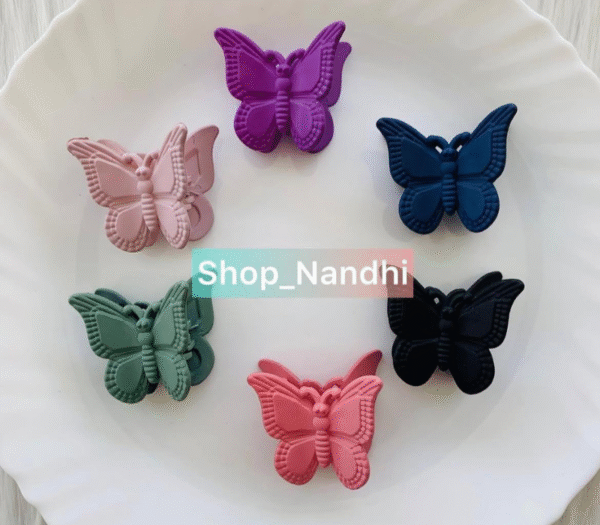 358 Medium Butterfly Print Hair claw