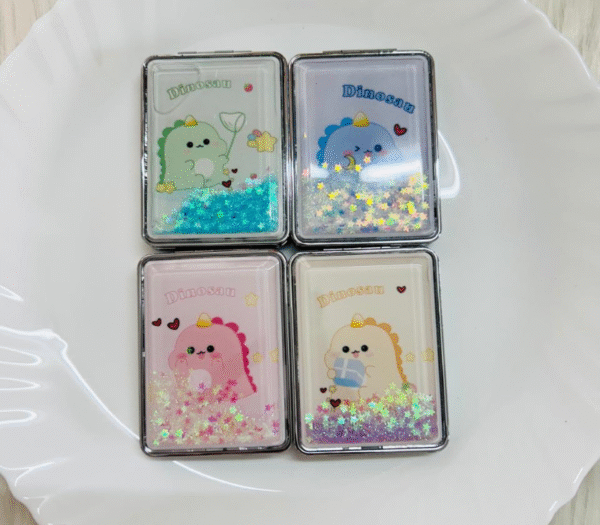 Rectangle Glitter Bloating Pocket Mirror