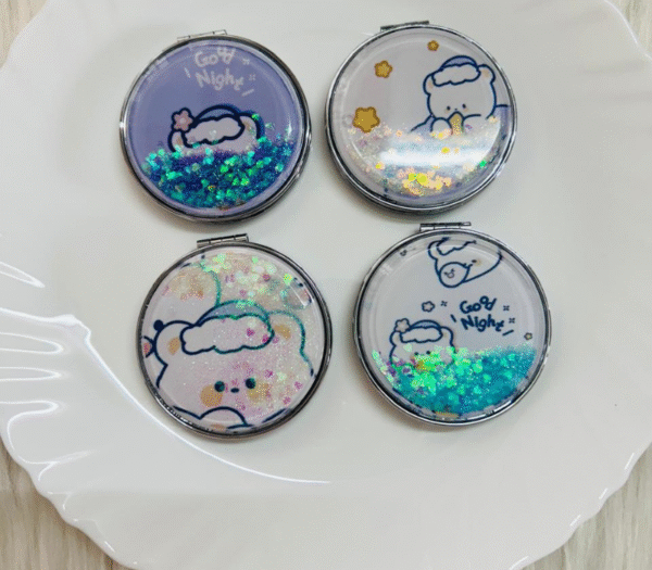 Glitter Bloating Pocket Mirror