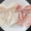 Cotton Soft Bow Pin - 4 Colors