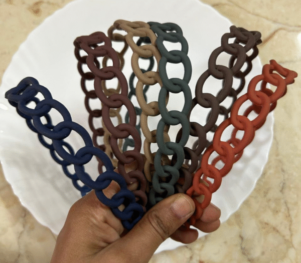 Chain Designed Mat Hair Band