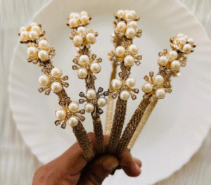 Kids Pearl Flower Hair Band