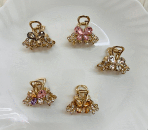 Premium 3 Butterfly Metal Hair Claw