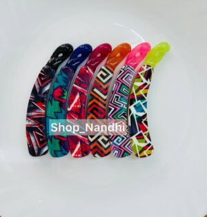 Big Size Flash Print Lock type Banana Clip