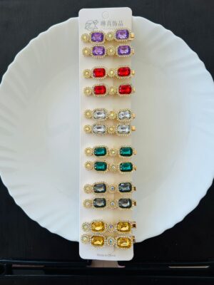 Pretty Stone Work Side Pins
