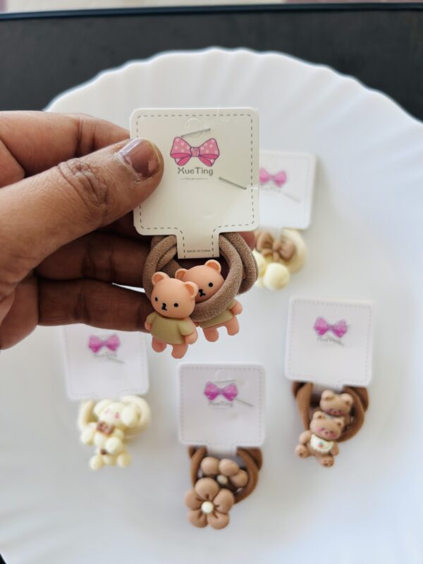 Kids Teddy Hair Band Pair