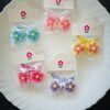 Kids 3D Flower Hair Pin Pair