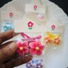 Kids 3D Flower Hair Pin Pair