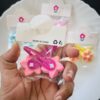 Kids 3D Flower Hair Pin Pair