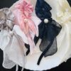 Pastel Hair Ties with Multi Tassel