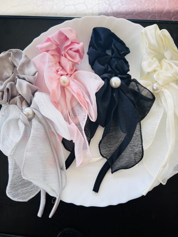 Pastel Hair Ties with Multi Tassel