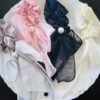 Pastel Hair Ties with Multi Tassel