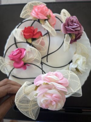 Kids Pastel Shade Rose Hair Band