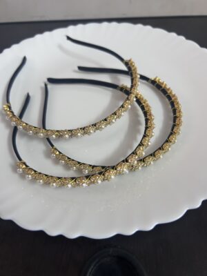 Kids Golden Multi Flower Hair Band