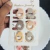 small size oval clip card(pack of 6 clips)
