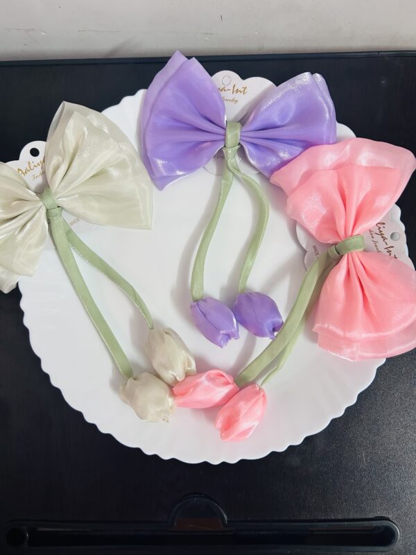 Big Size Tulip Bow Pin