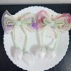 Premium Big Embroidery Tulip Bow Pin