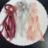 Multi Tassel Flower Hair Tie
