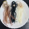 Multi Tassel Flower Hair Tie