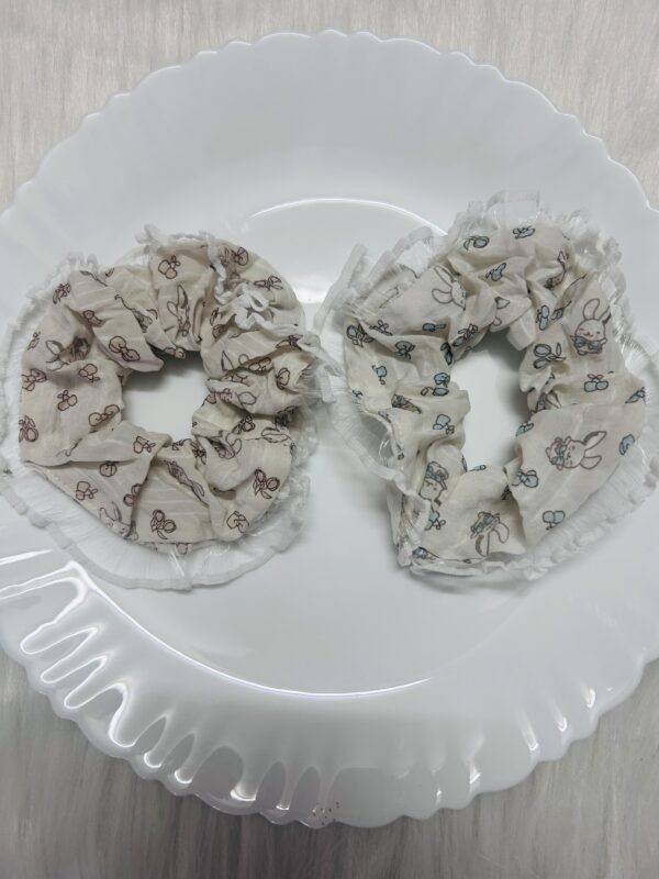 Big Size Teddy Print Hair Band