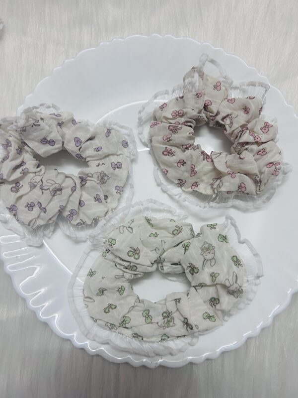 Big Size Teddy Print Hair Band